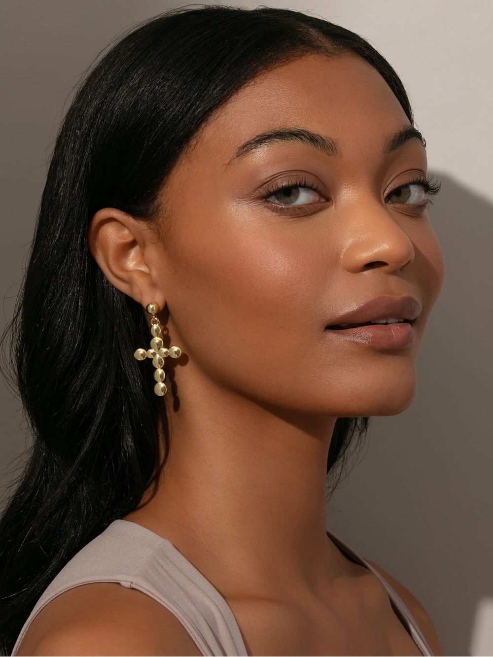 Uncommon James Bubble Cross Earrings